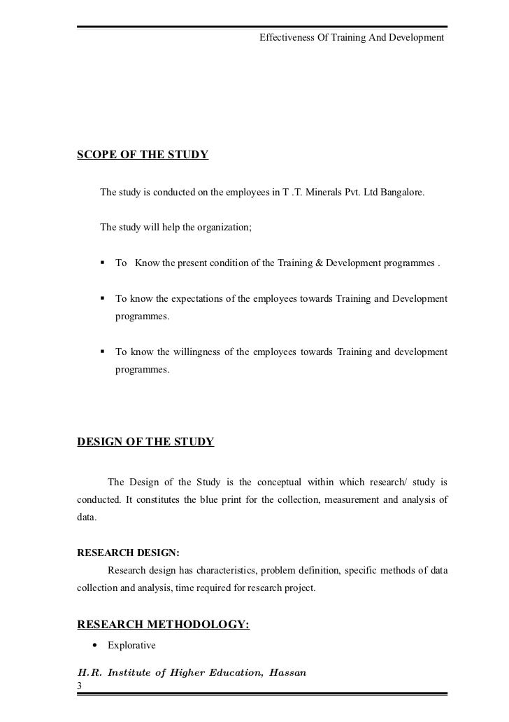 project report on training and development in coca-cola project on training and development ppt